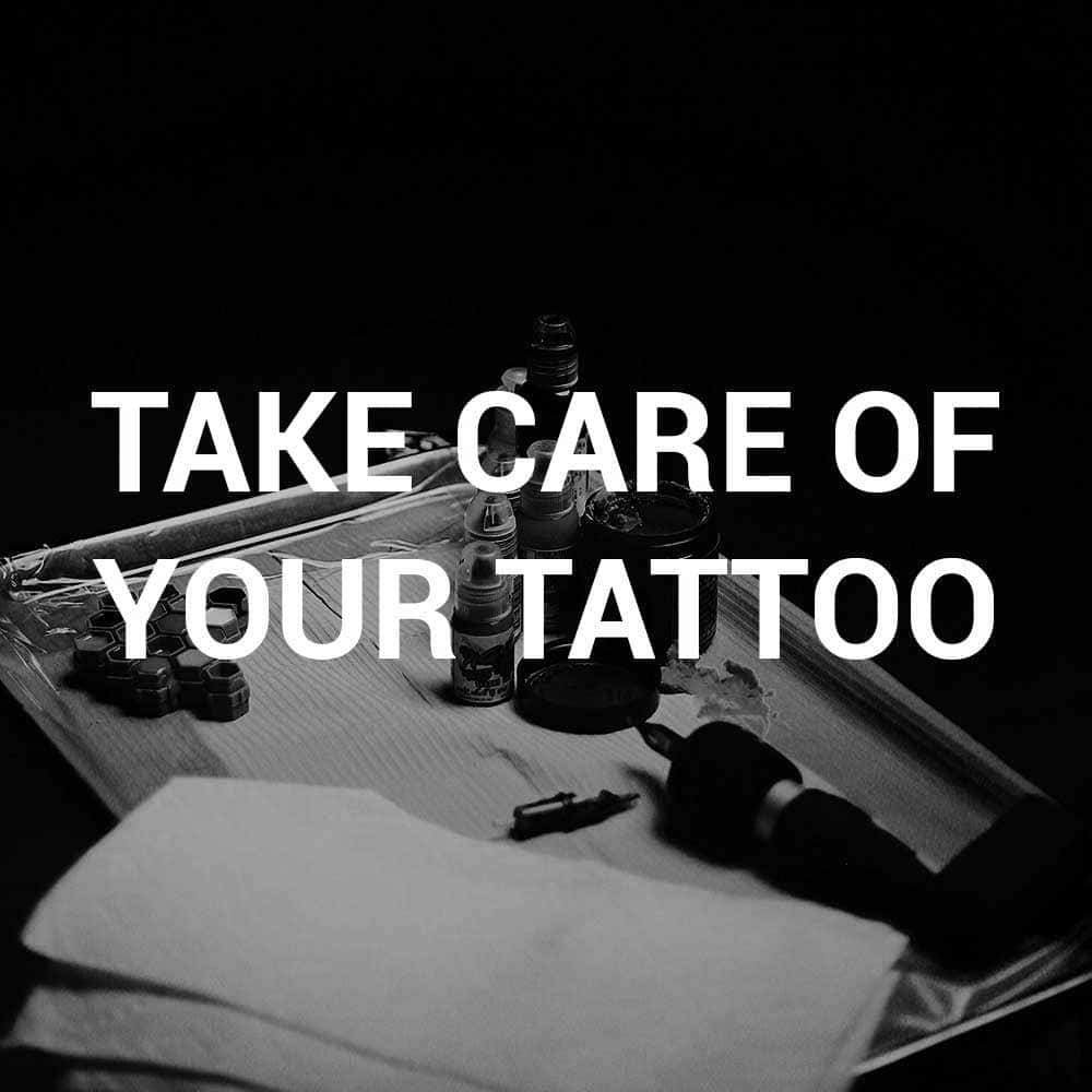 close up van tattoomateriaal